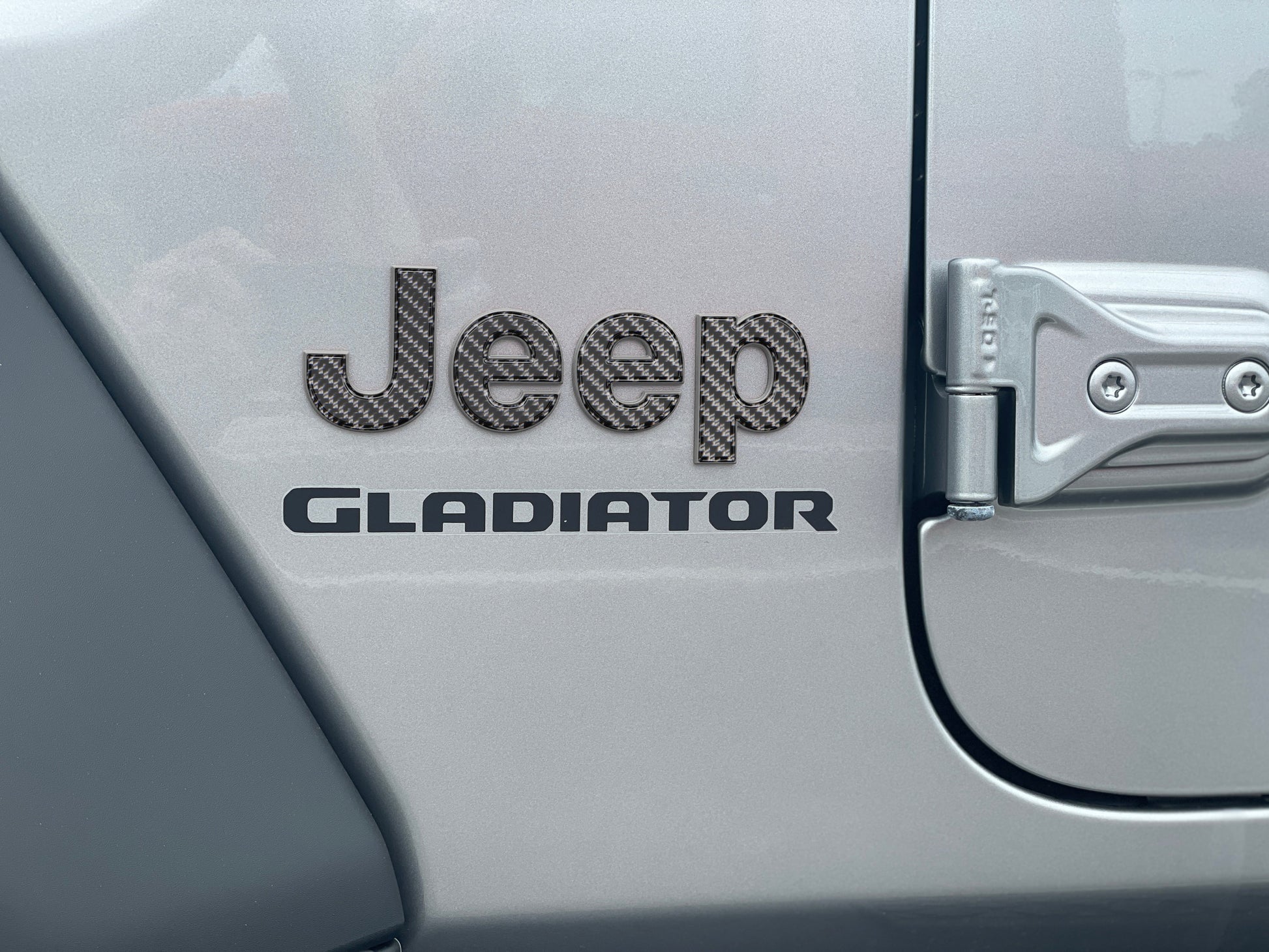 Driver & Passenger Side Emblem Overlays Fits 2019-2026 Jeep Gladiator by Tufskinz.com