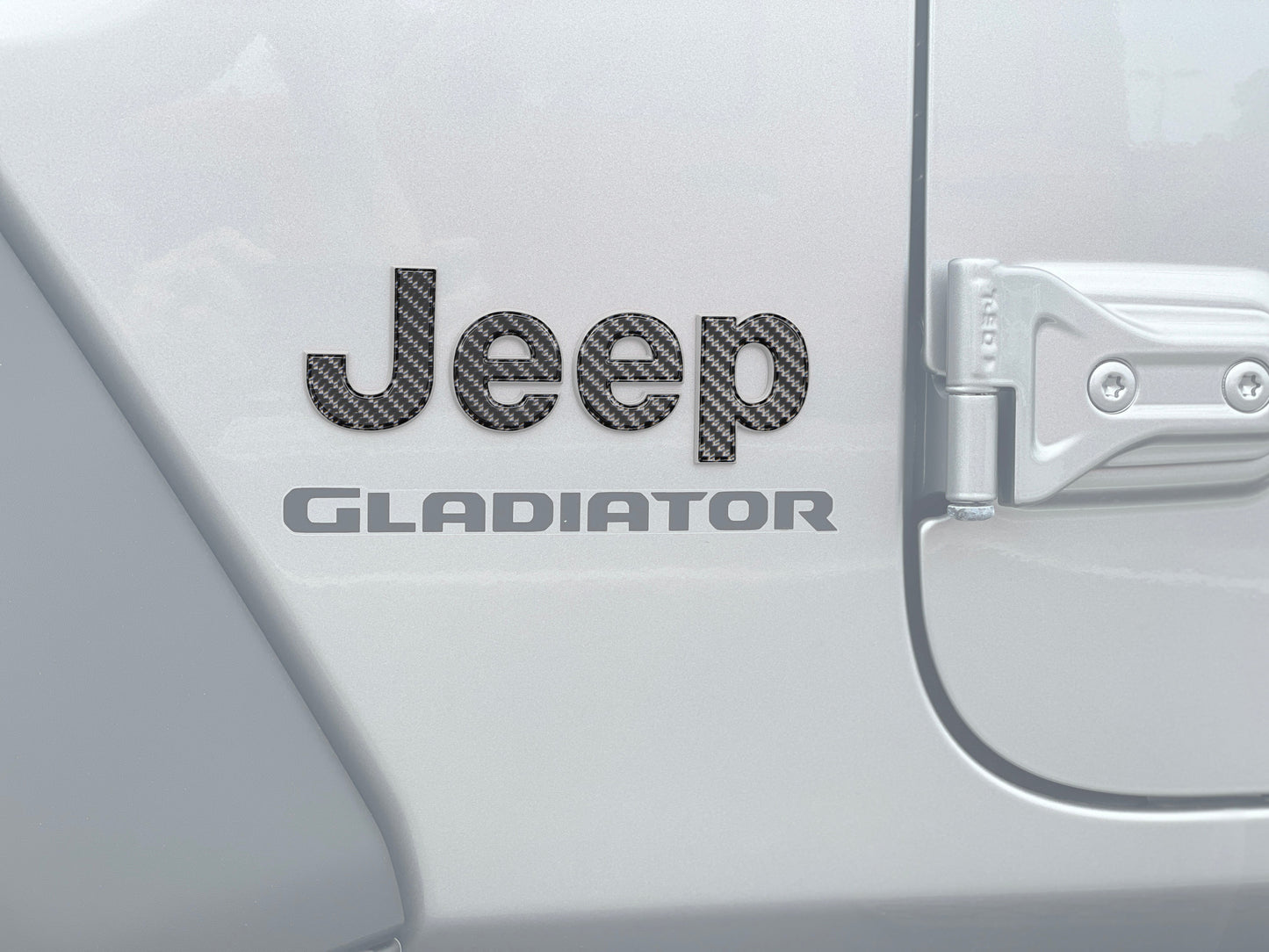 Driver & Passenger Side Emblem Overlays Fits 2019-2026 Jeep Gladiator by Tufskinz.com