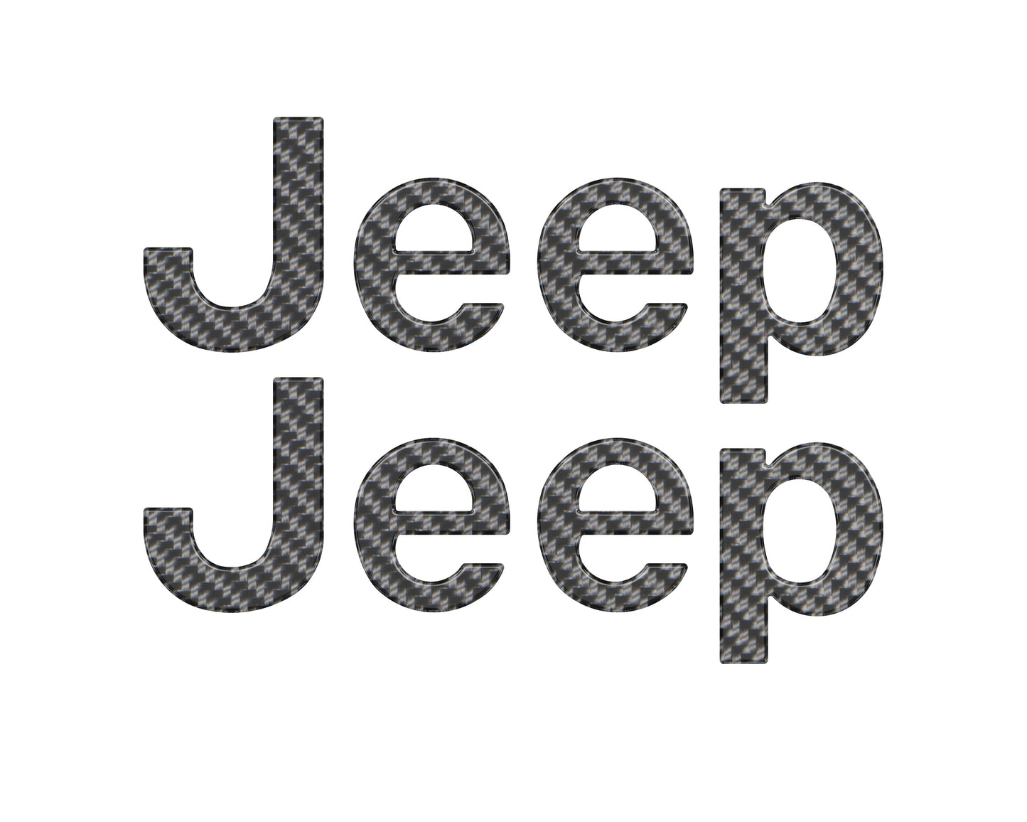 Driver & Passenger Side Emblem Overlays Fits 2019-2026 Jeep Gladiator by Tufskinz.com