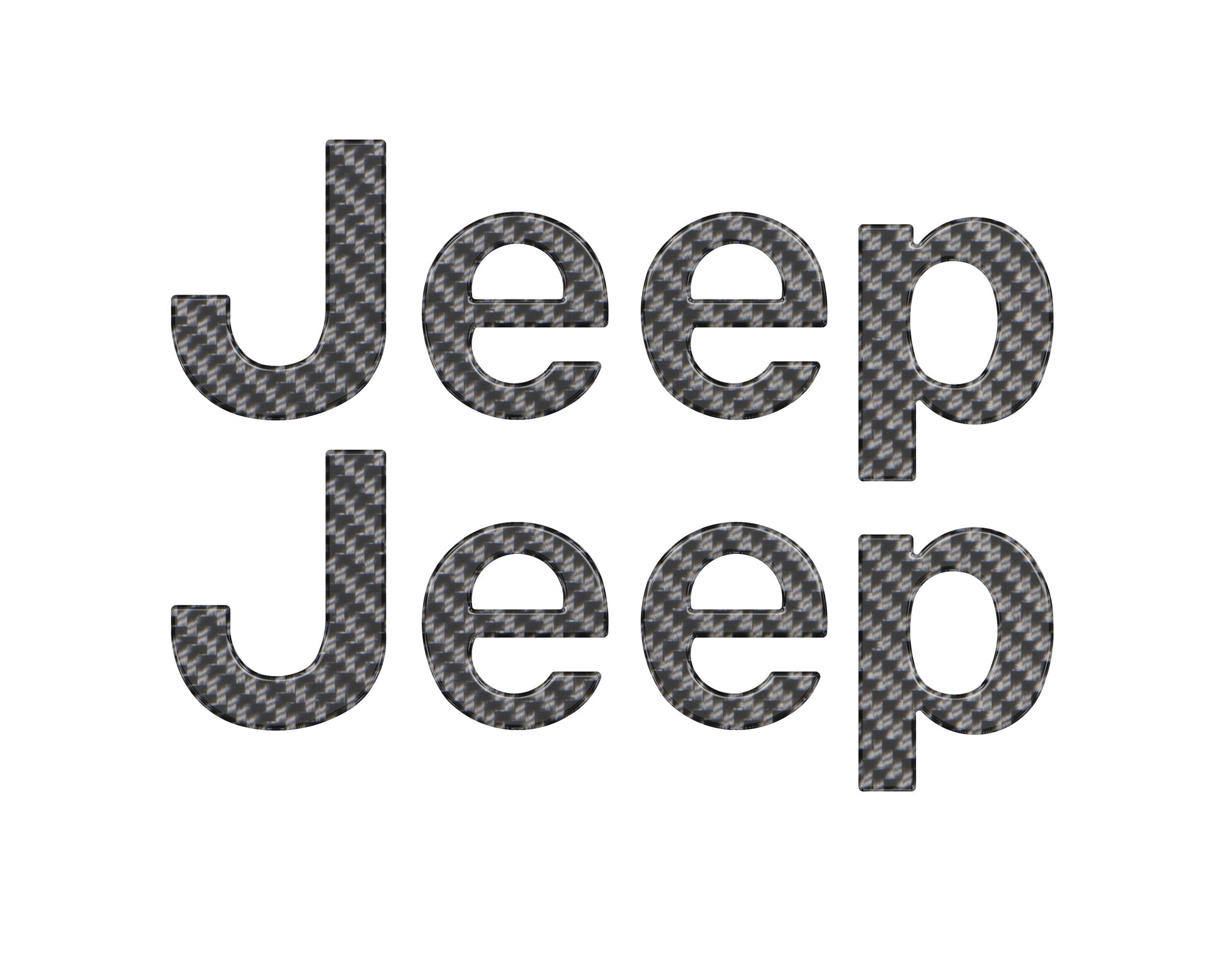 Driver & Passenger Side Emblem Overlays Fits 2019-2026 Jeep Gladiator by Tufskinz.com