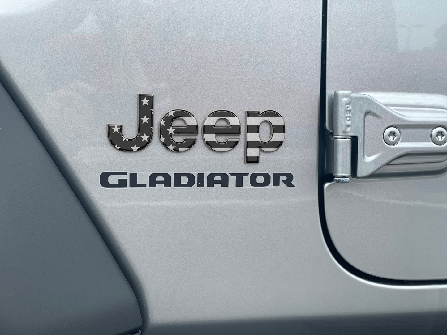 Driver & Passenger Side Emblem Overlays Fits 2019-2026 Jeep Gladiator by Tufskinz.com