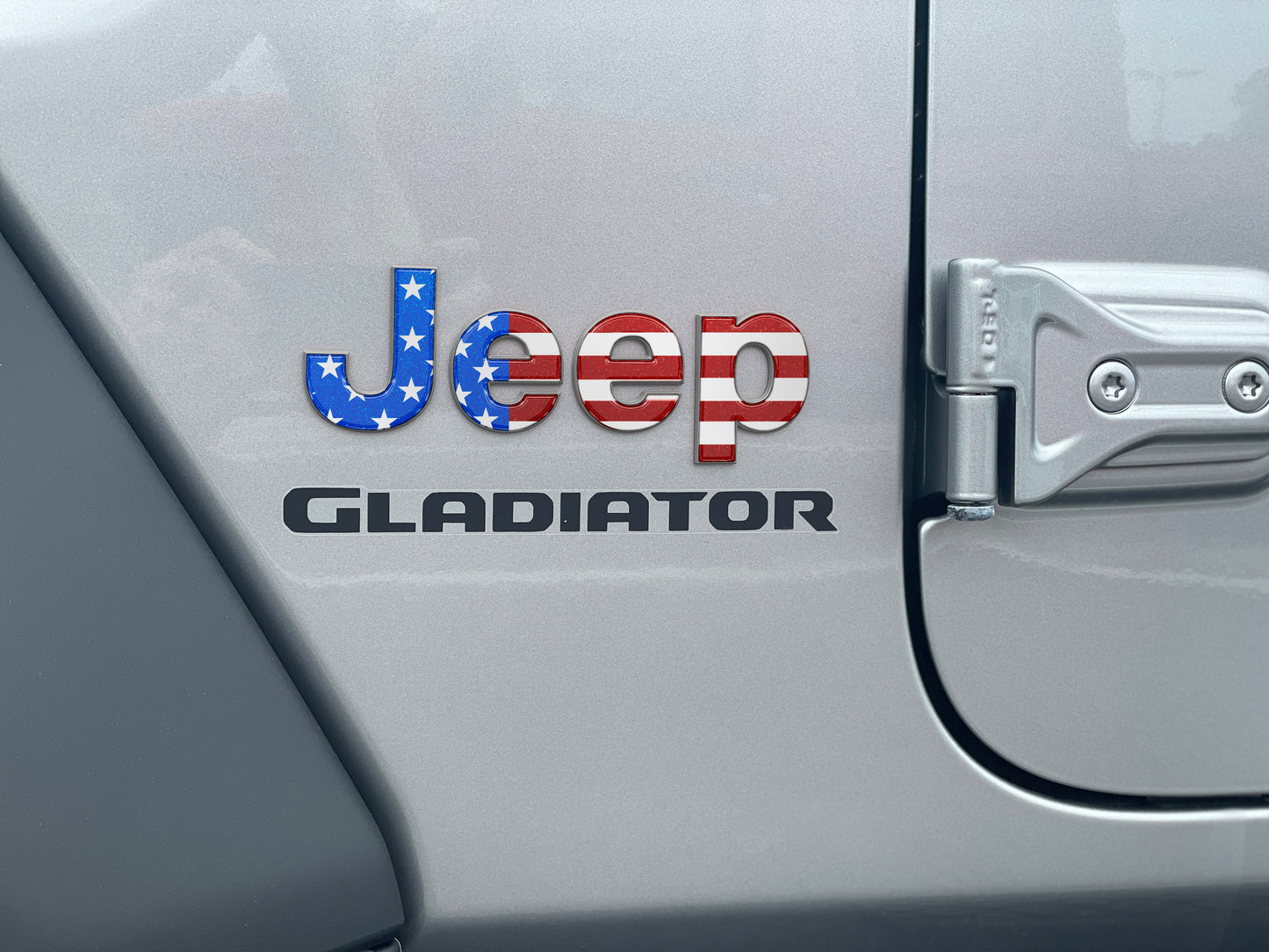Driver & Passenger Side Emblem Overlays Fits 2019-2026 Jeep Gladiator by Tufskinz.com