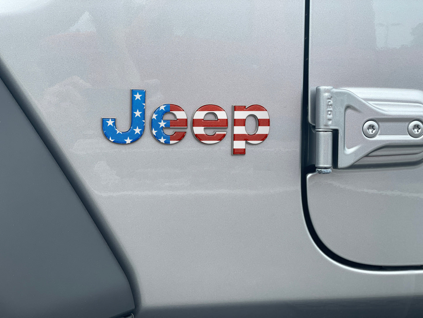 Driver & Passenger Side Letter Overlays Fits 2018-2026 Jeep Wrangler JL by Tufskinz.com