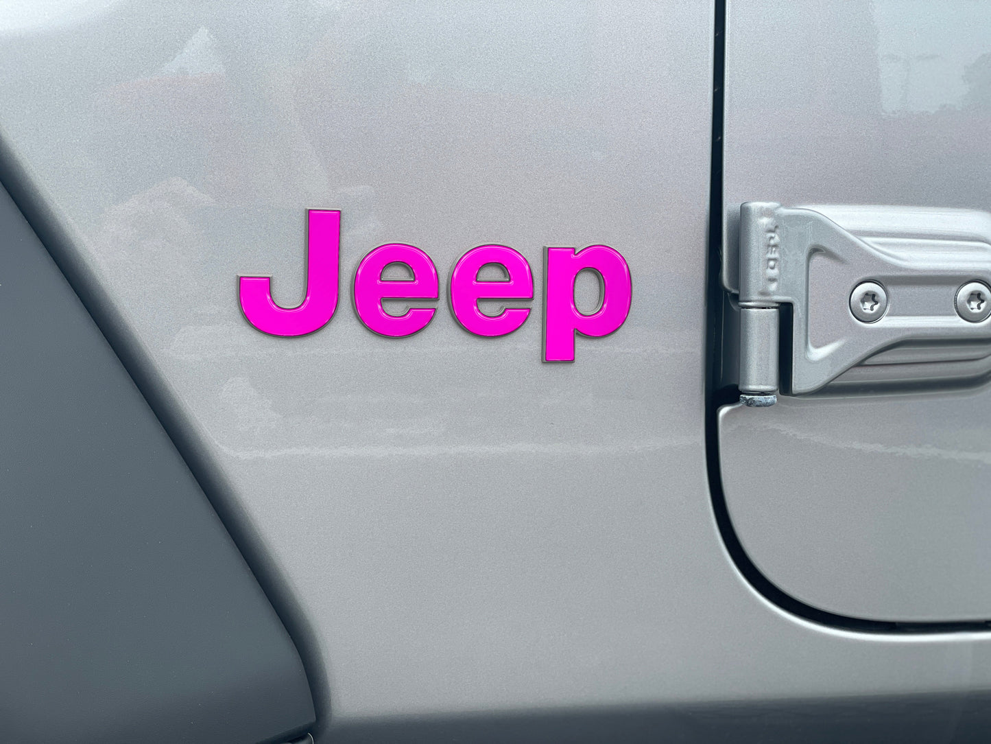 Driver & Passenger Side Letter Overlays Fits 2018-2026 Jeep Wrangler JL by Tufskinz.com
