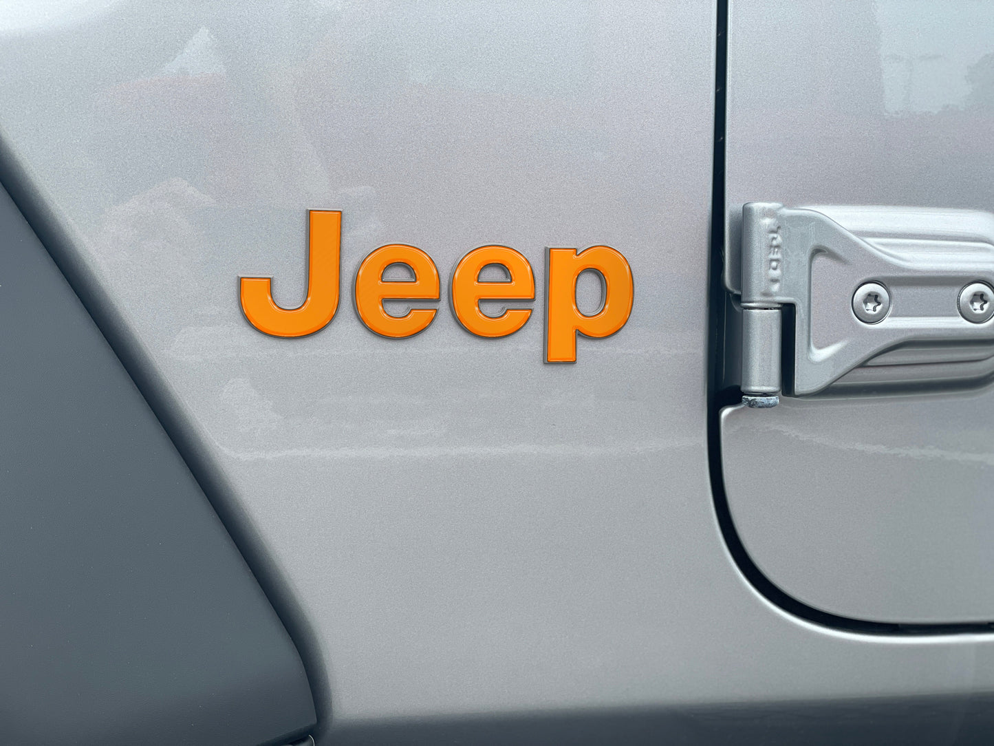 Driver & Passenger Side Letter Overlays Fits 2018-2026 Jeep Wrangler JL by Tufskinz.com