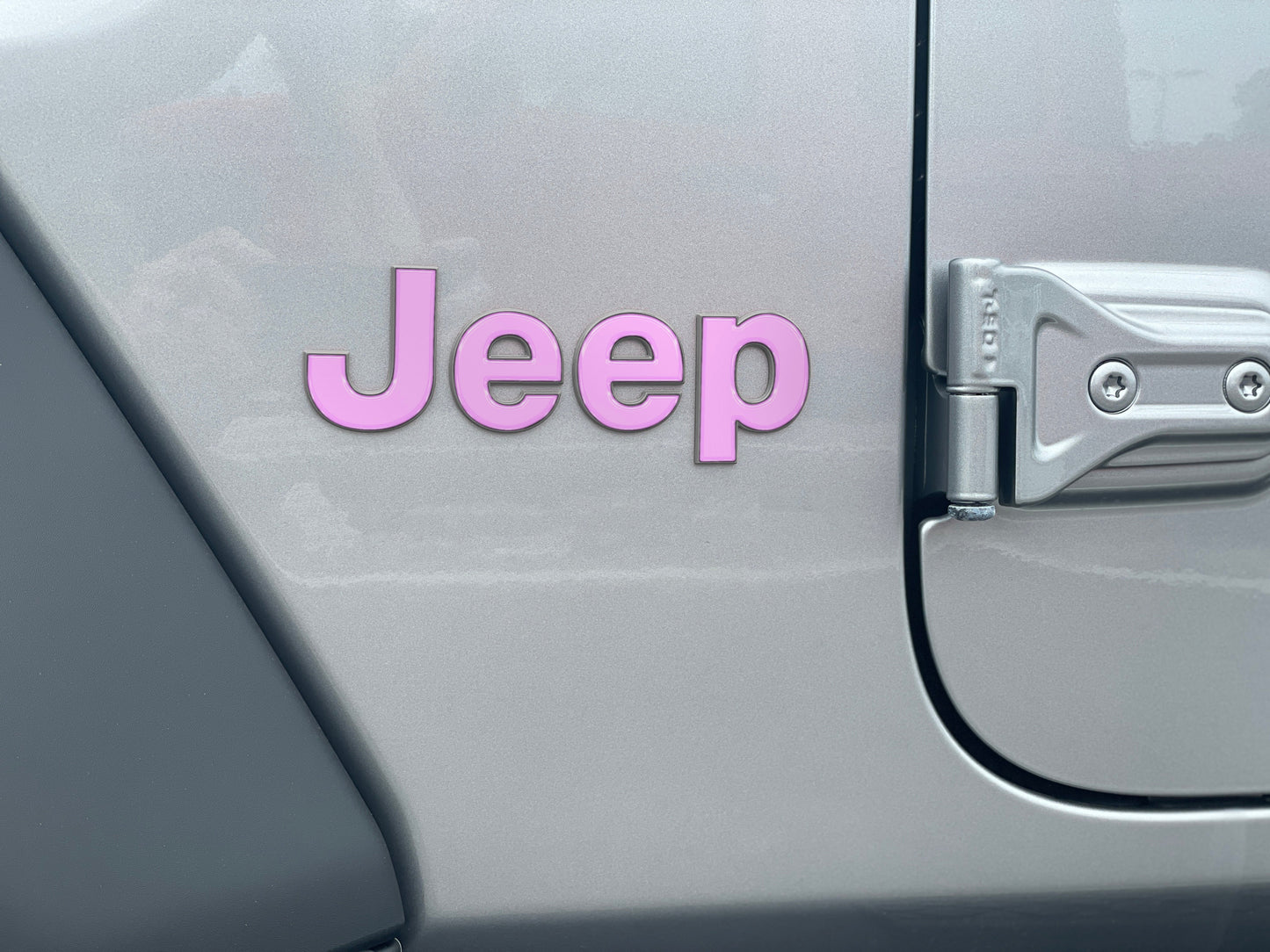 Driver & Passenger Side Letter Overlays Fits 2018-2026 Jeep Wrangler JL by Tufskinz.com