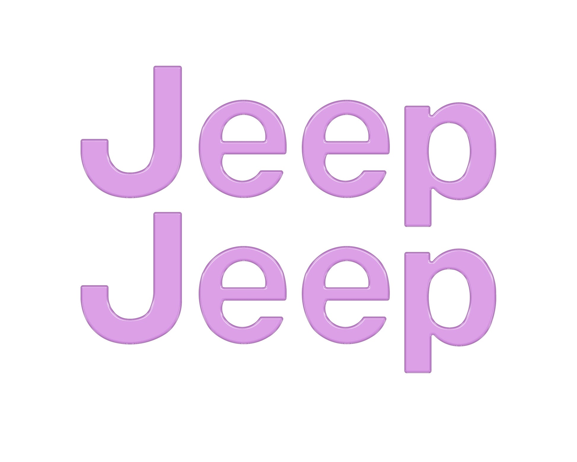 Driver & Passenger Side Letter Overlays Fits 2018-2026 Jeep Wrangler JL by Tufskinz.com