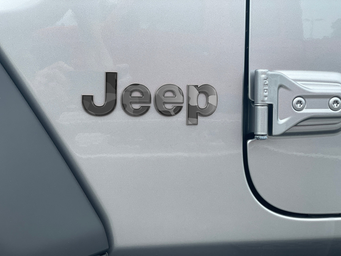 Driver & Passenger Side Letter Overlays Fits 2018-2026 Jeep Wrangler JL by Tufskinz.com