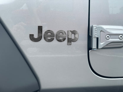Driver & Passenger Side Letter Overlays Fits 2018-2026 Jeep Wrangler JL by Tufskinz.com