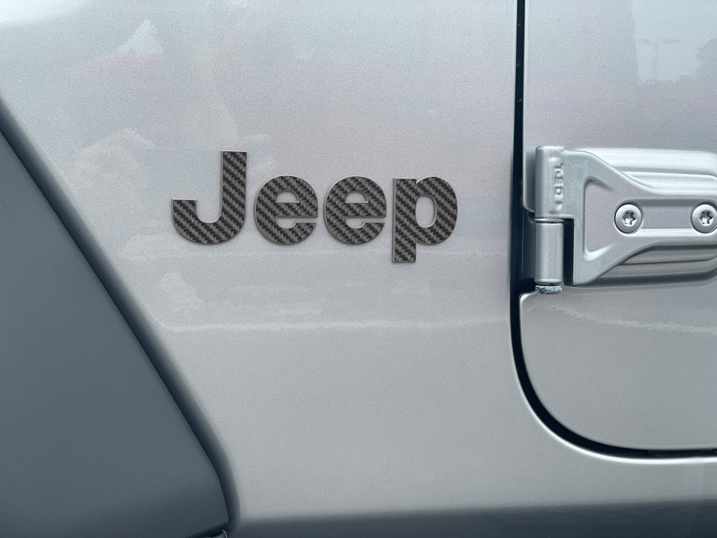 Driver & Passenger Side Letter Overlays Fits 2018-2026 Jeep Wrangler JL by Tufskinz.com