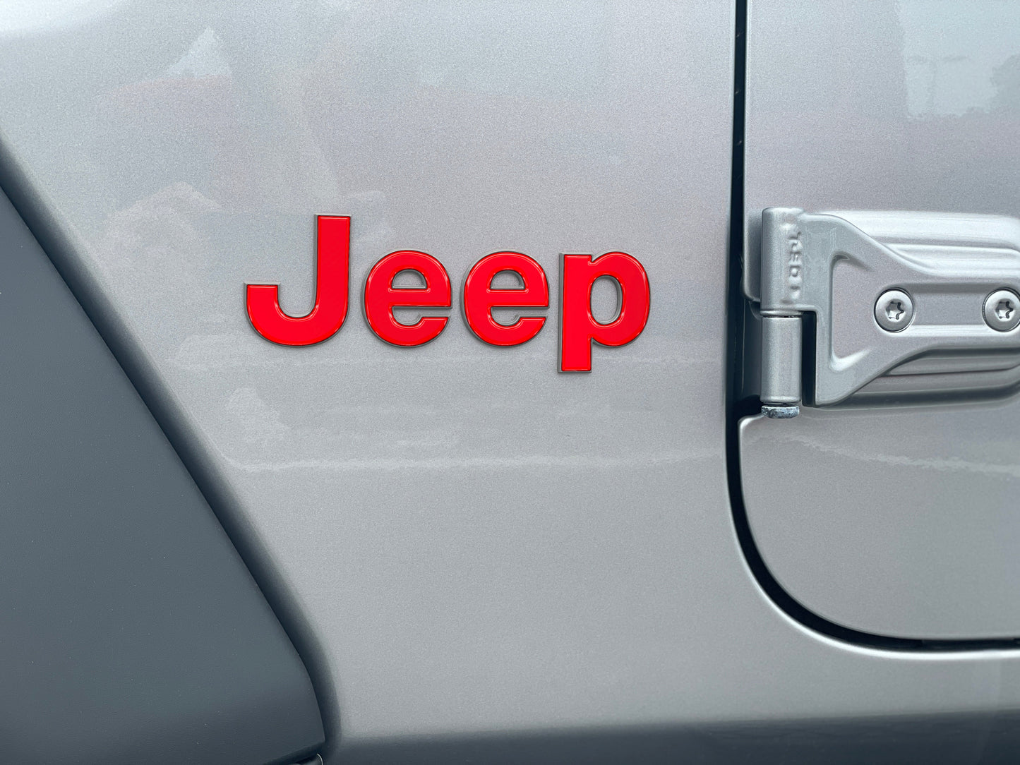Driver & Passenger Side Letter Overlays Fits 2018-2026 Jeep Wrangler JL by Tufskinz.com
