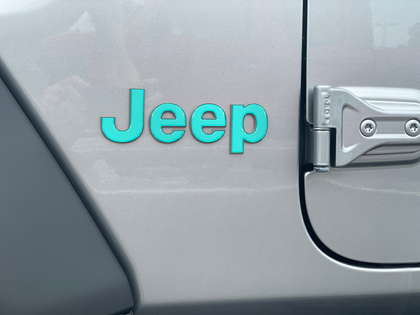 Driver & Passenger Side Letter Overlays Fits 2018-2026 Jeep Wrangler JL by Tufskinz.com