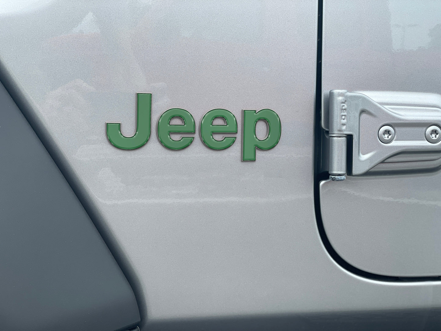 Driver & Passenger Side Letter Overlays Fits 2018-2026 Jeep Wrangler JL by Tufskinz.com