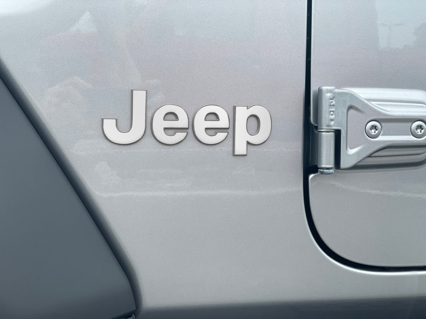 Driver & Passenger Side Letter Overlays Fits 2018-2026 Jeep Wrangler JL by Tufskinz.com