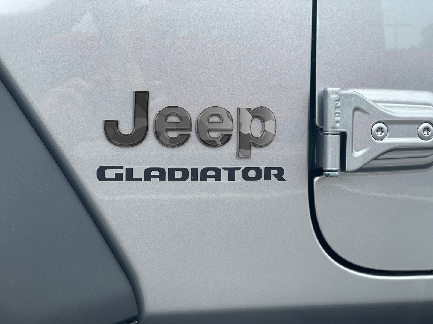 Driver & Passenger Side Emblem Overlays Fits 2019-2026 Jeep Gladiator by Tufskinz.com