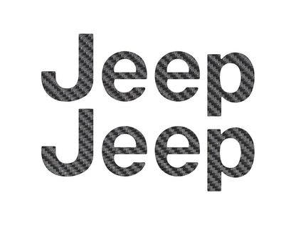 Driver & Passenger Side Emblem Overlays Fits 2019-2026 Jeep Gladiator by Tufskinz.com