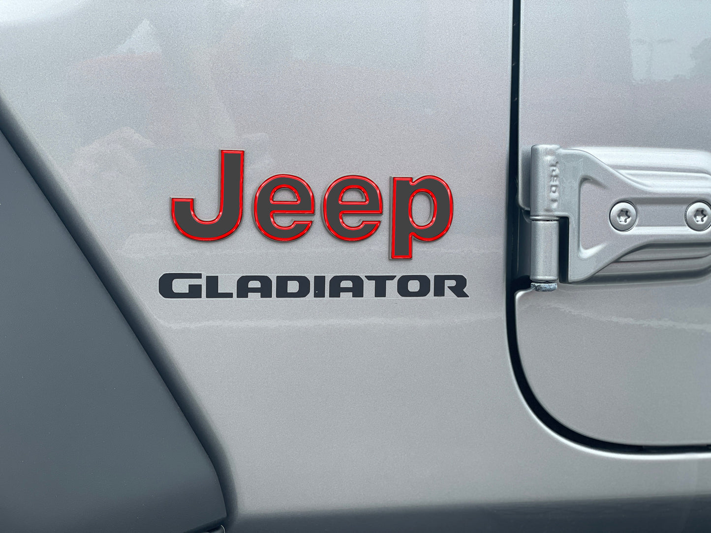 Driver & Passenger Side Emblem Overlays Fits 2019-2026 Jeep Gladiator by Tufskinz.com