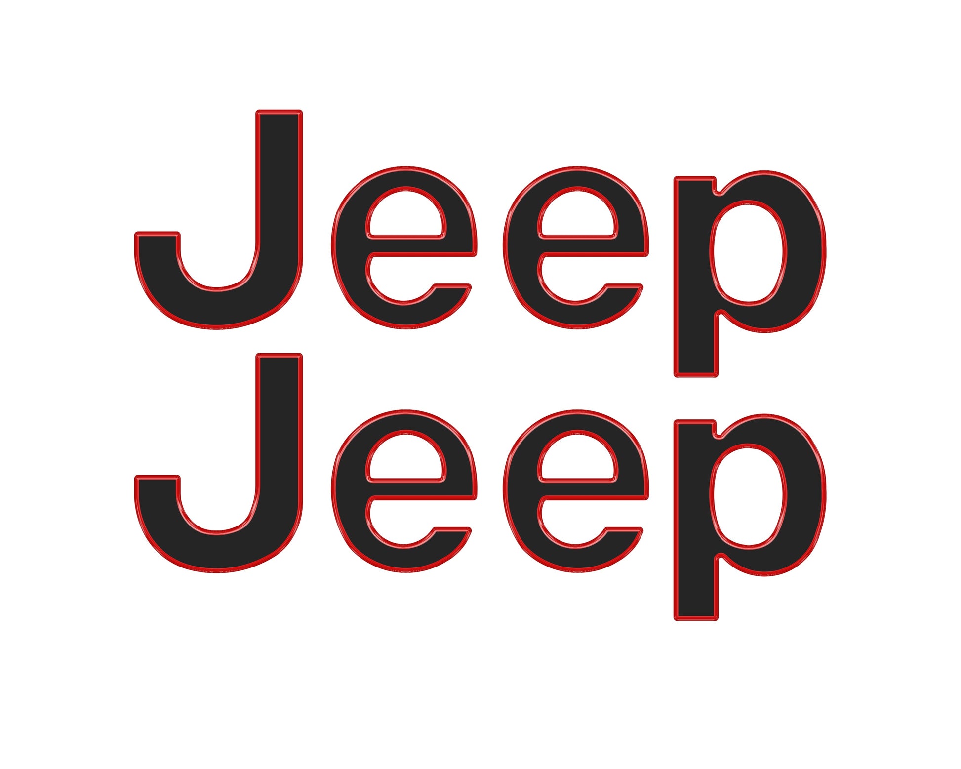 Driver & Passenger Side Emblem Overlays Fits 2019-2026 Jeep Gladiator by Tufskinz.com