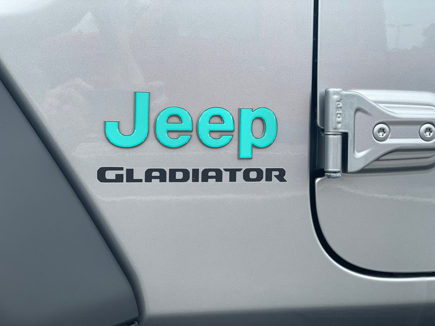 Driver & Passenger Side Emblem Overlays Fits 2019-2026 Jeep Gladiator by Tufskinz.com