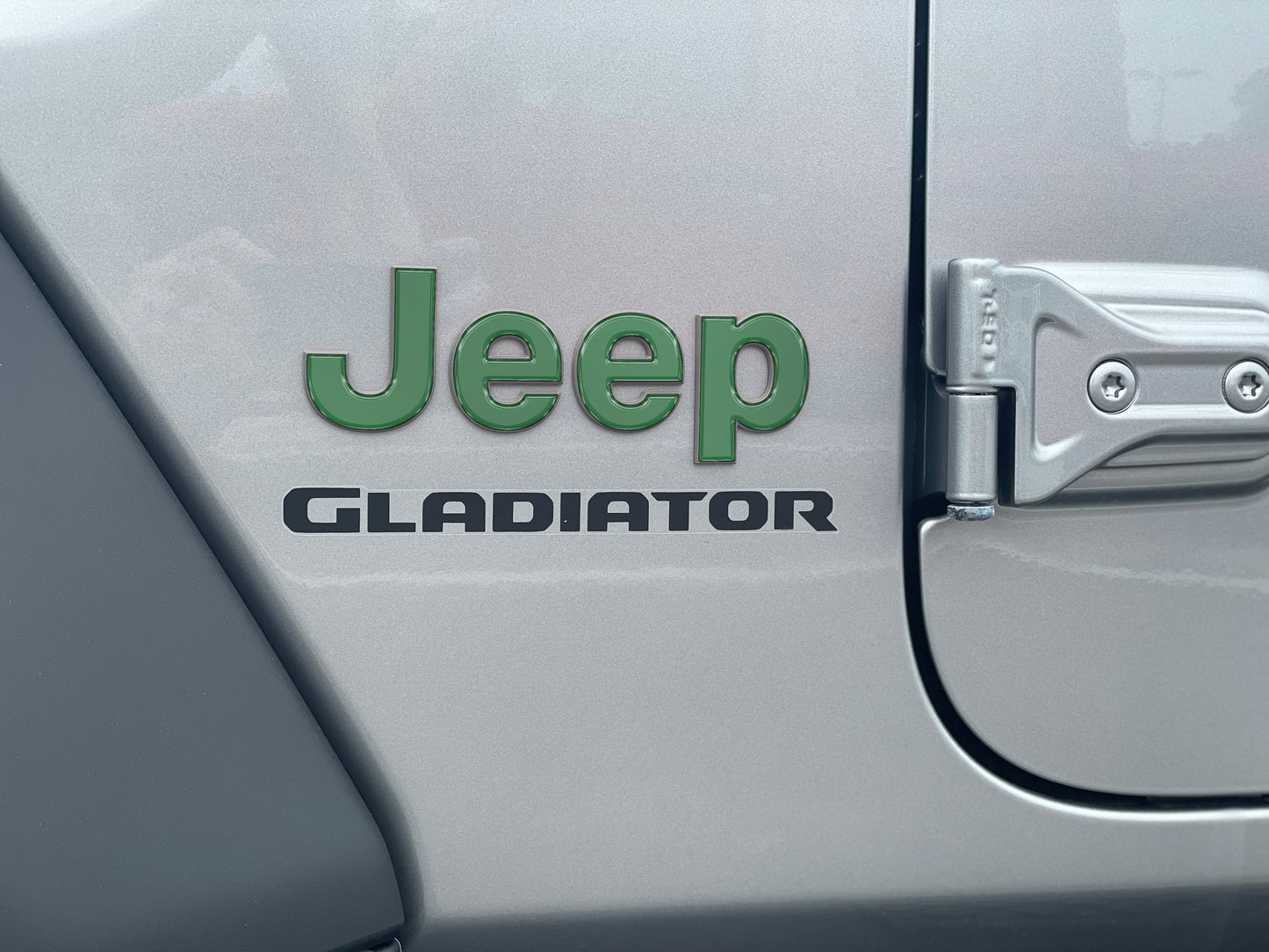 Driver & Passenger Side Emblem Overlays Fits 2019-2026 Jeep Gladiator by Tufskinz.com