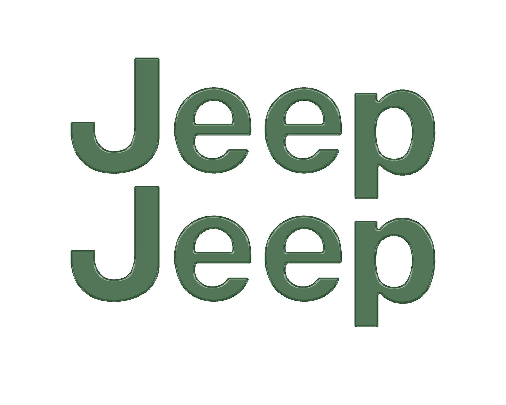 Driver & Passenger Side Emblem Overlays Fits 2019-2026 Jeep Gladiator by Tufskinz.com