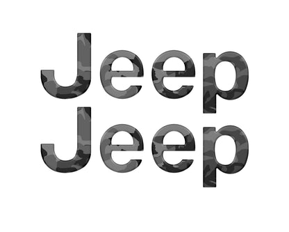 Driver & Passenger Side Emblem Overlays Fits 2019-2026 Jeep Gladiator by Tufskinz.com