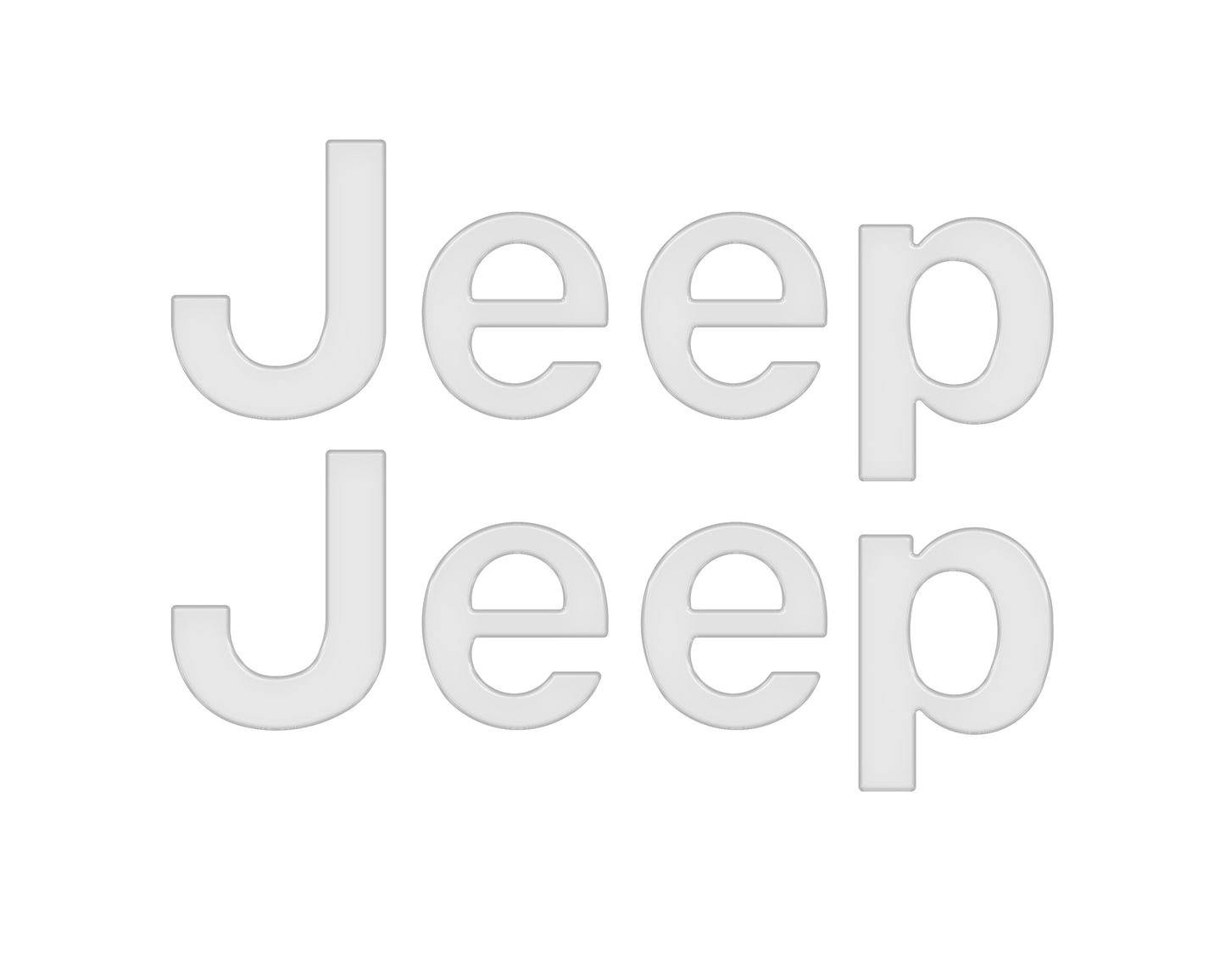 Driver & Passenger Side Emblem Overlays Fits 2019-2026 Jeep Gladiator by Tufskinz.com