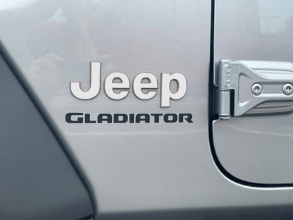 Driver & Passenger Side Emblem Overlays Fits 2019-2026 Jeep Gladiator by Tufskinz.com