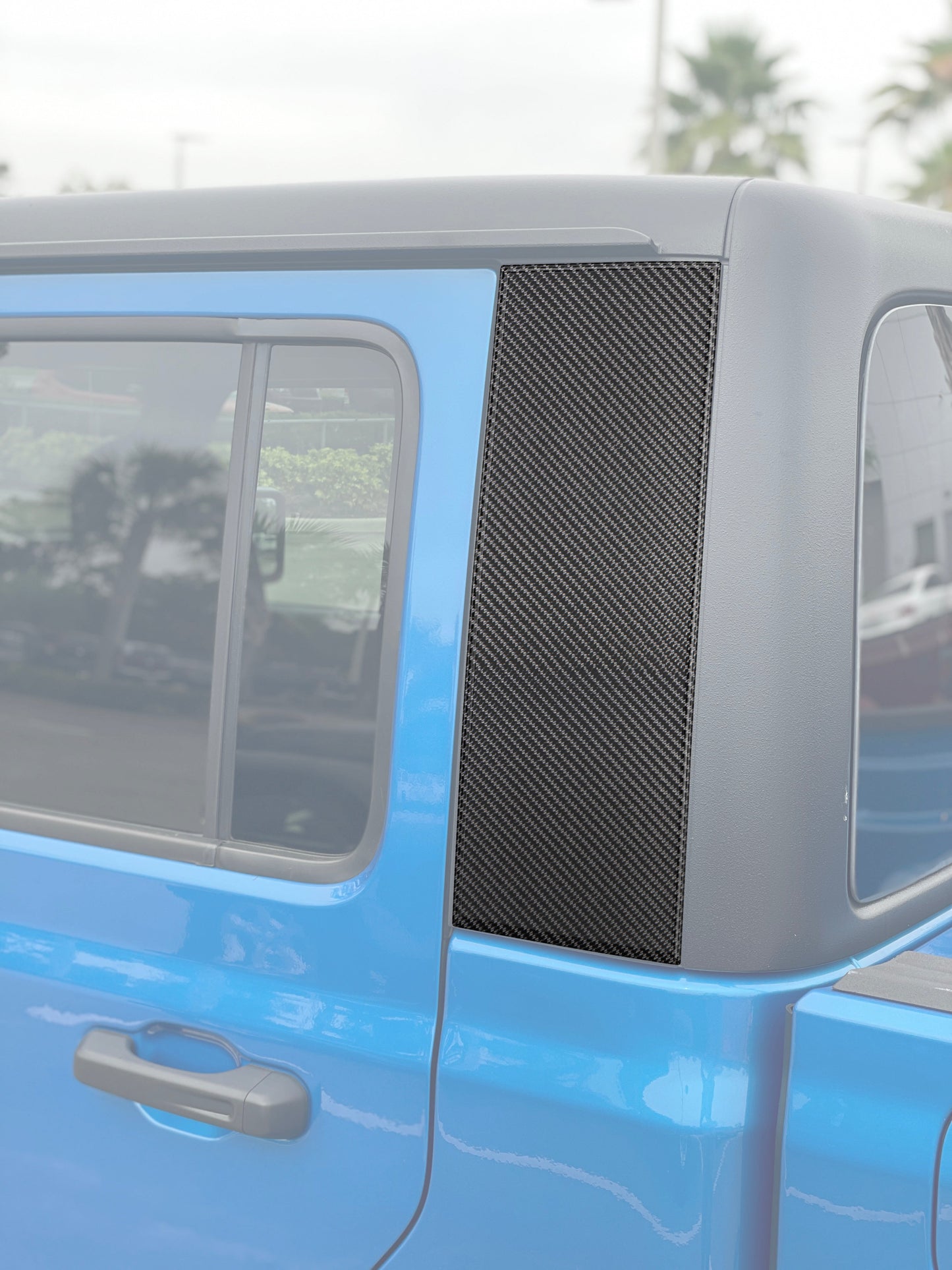 C Pillar Accent Overlays Fits 2019-2026 Jeep Gladiator by Tufskinz.com