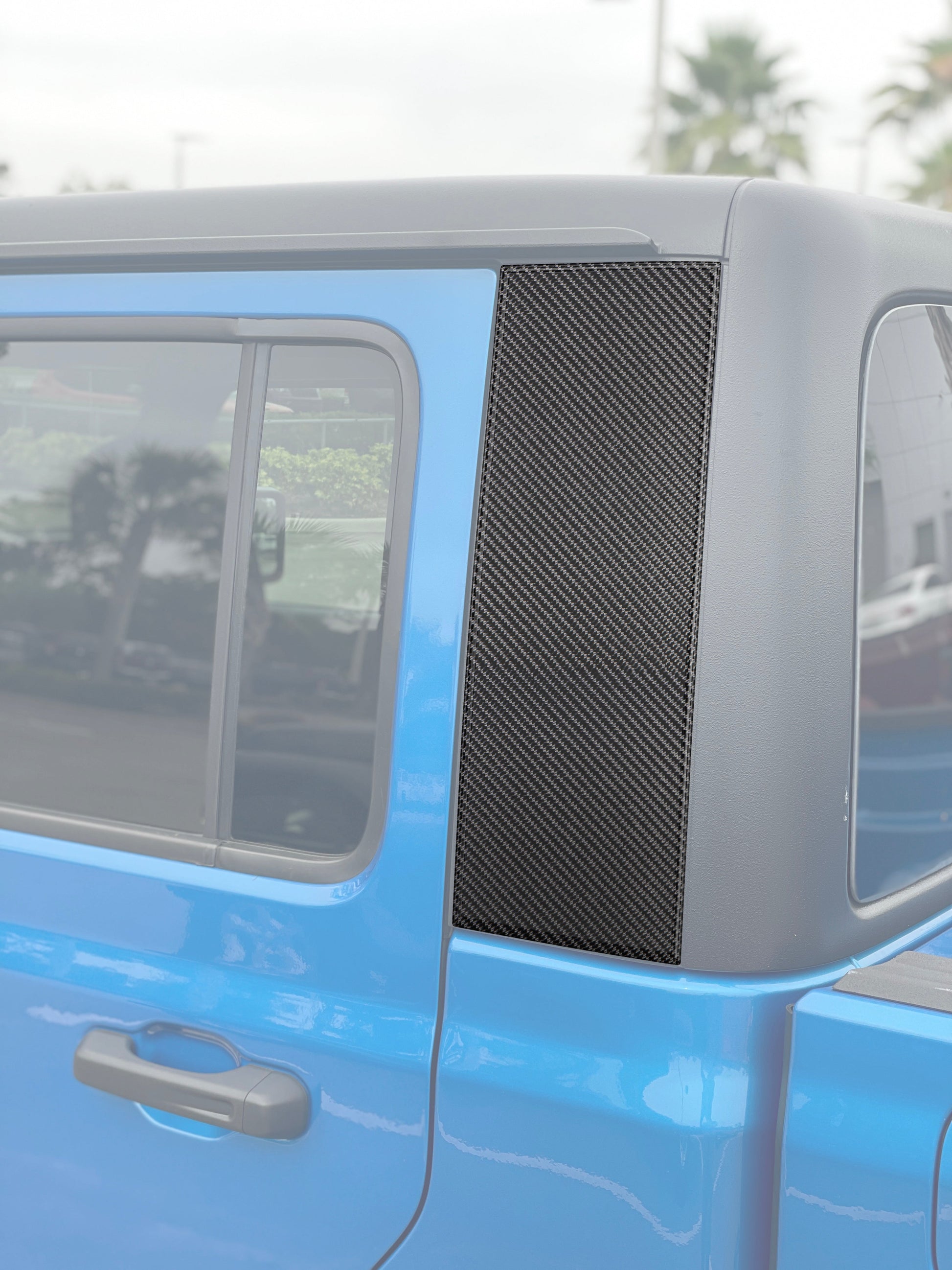 C Pillar Accent Overlays Fits 2019-2026 Jeep Gladiator by Tufskinz.com