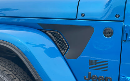 Side Vender Vent Accent Overlays Fits 2019-2026 Jeep Gladiator by Tufskinz.com