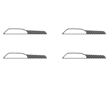 Hood Hinge Side Accent Overlays Fits 2019-2026 Jeep Gladiator by Tufskinz.com