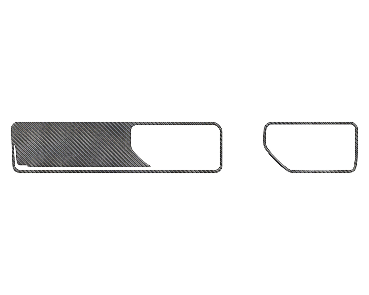 Center Cowl Accent Overlays Fits 2019-2026 Jeep Gladiator by Tufskinz.com