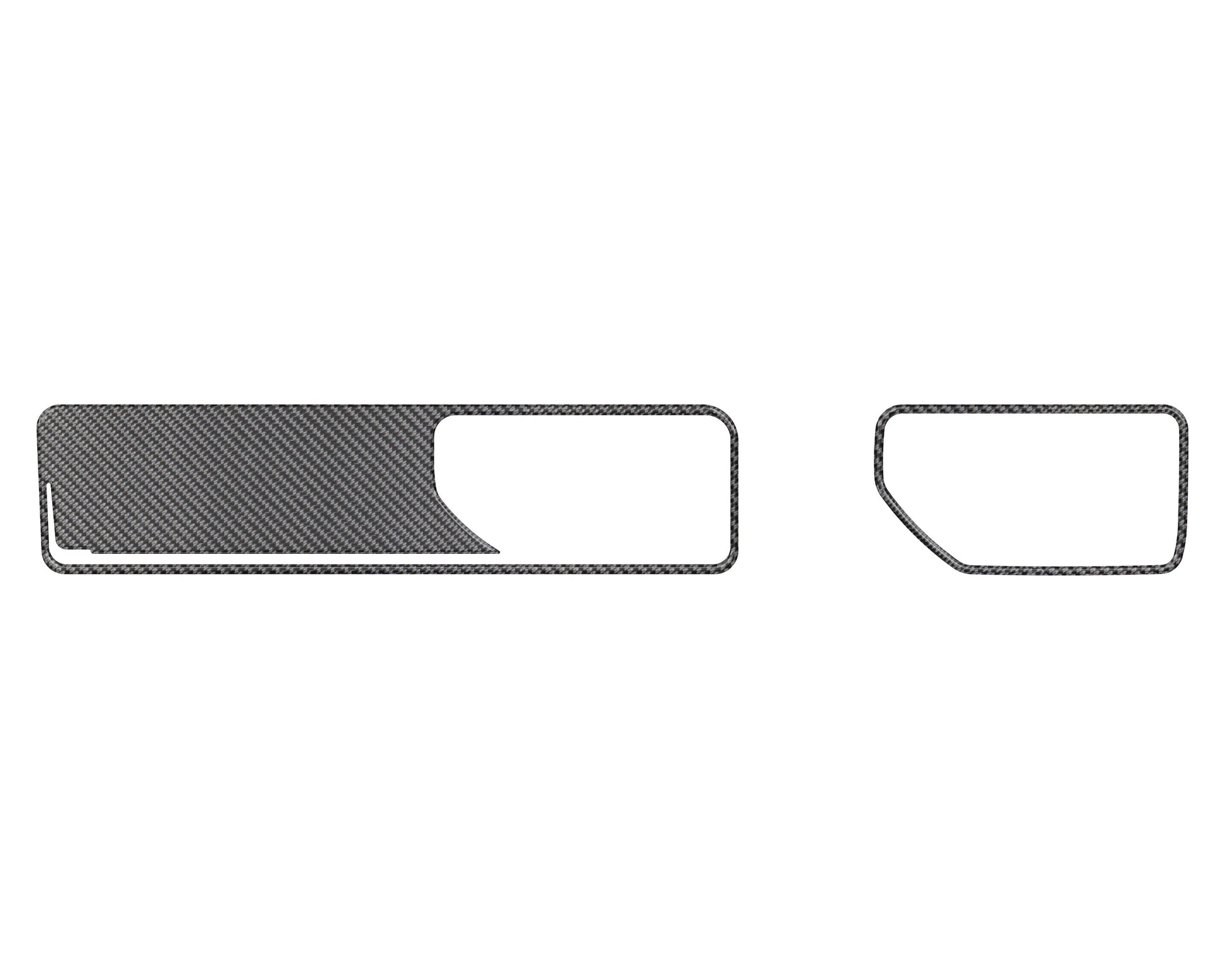Center Cowl Accent Overlays Fits 2019-2026 Jeep Gladiator by Tufskinz.com