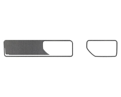Center Cowl Accent Overlays Fits 2019-2026 Jeep Gladiator by Tufskinz.com