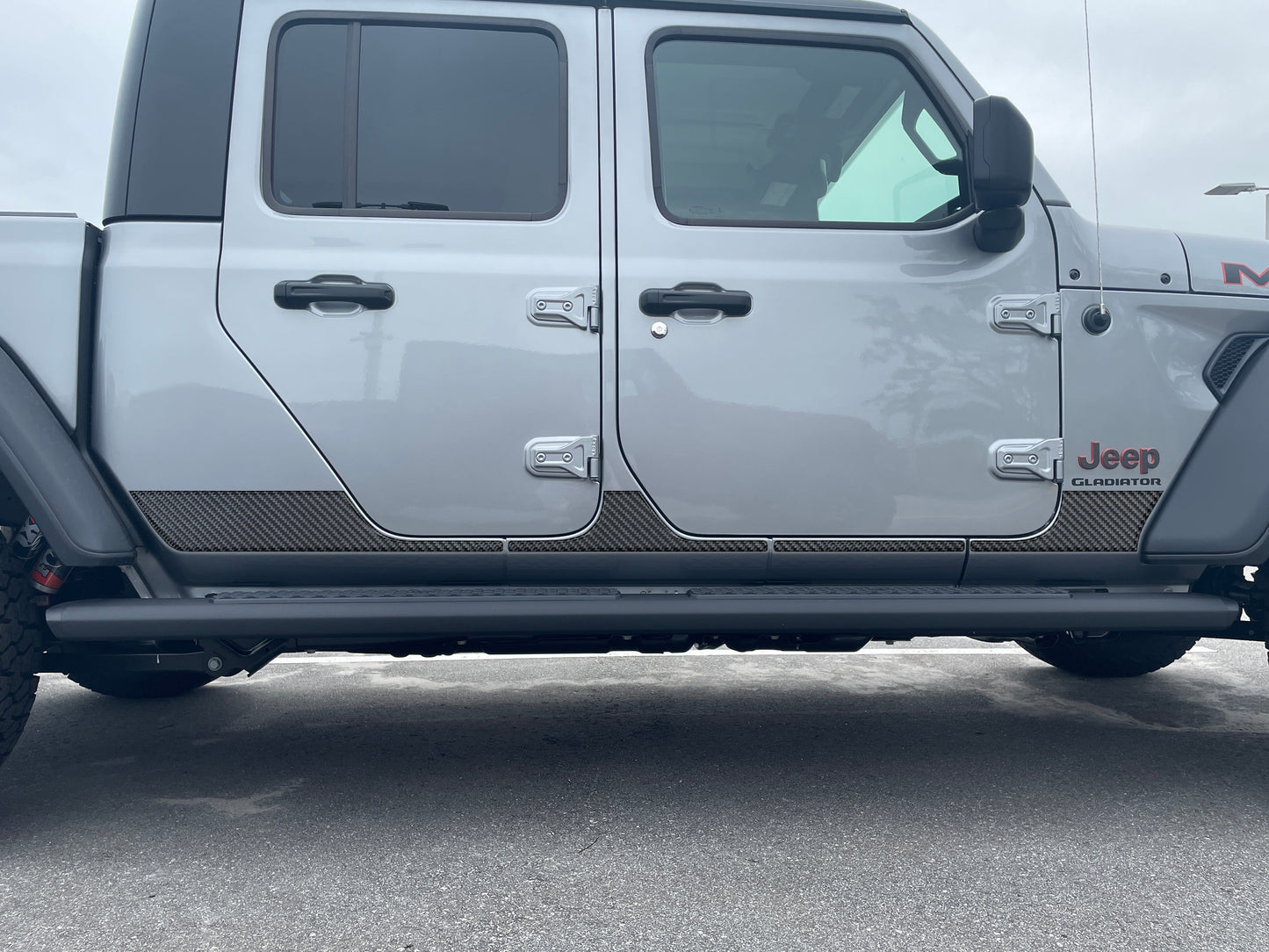 Rocker Panel Overlays Fits 2019-2026 Jeep Gladiator by Tufskinz.com