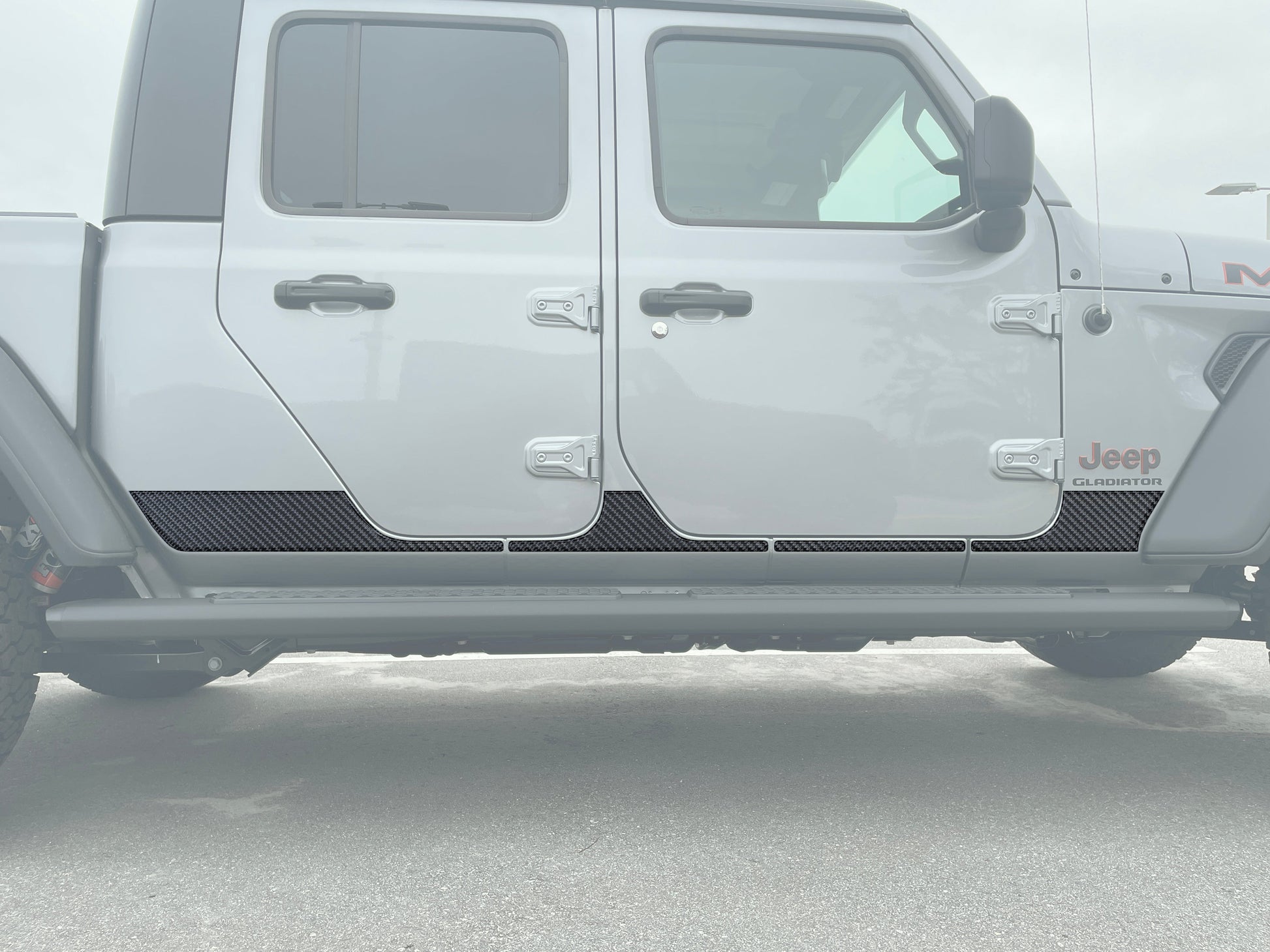 Rocker Panel Overlays Fits 2019-2026 Jeep Gladiator by Tufskinz.com