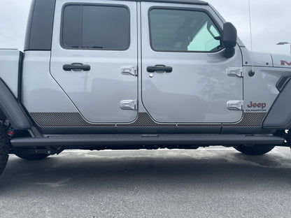 Rocker Panel Overlays Fits 2019-2026 Jeep Gladiator by Tufskinz.com