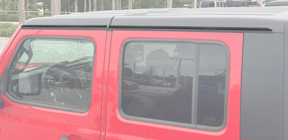 Side Roof Accent Overlays Fits 2019-2026 Jeep Gladiator by Tufskinz.com