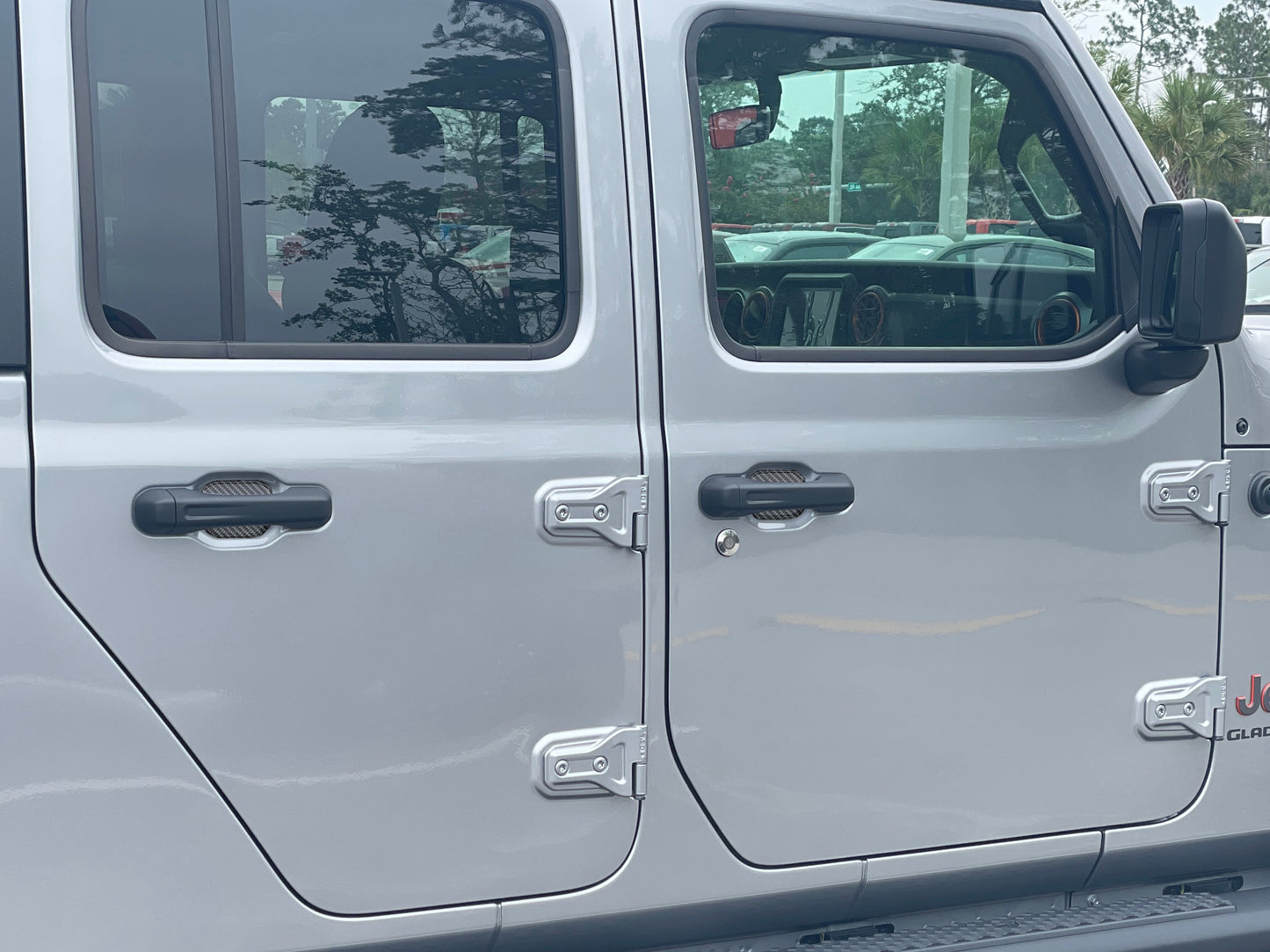 Door Handle Protection Inserts Fits 2019-2026 Jeep Gladiator by Tufskinz.com