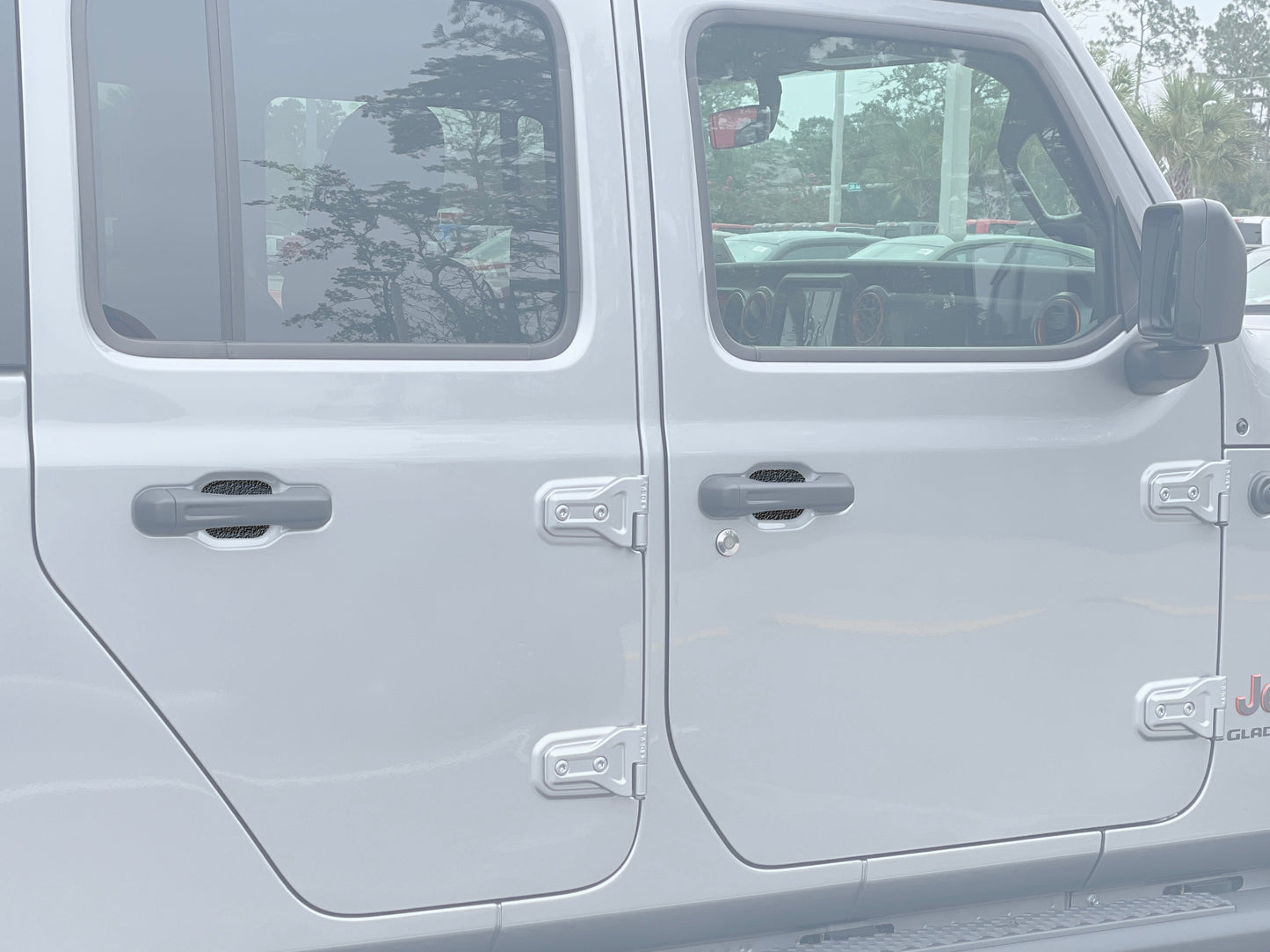 Door Handle Protection Inserts Fits 2019-2026 Jeep Gladiator by Tufskinz.com