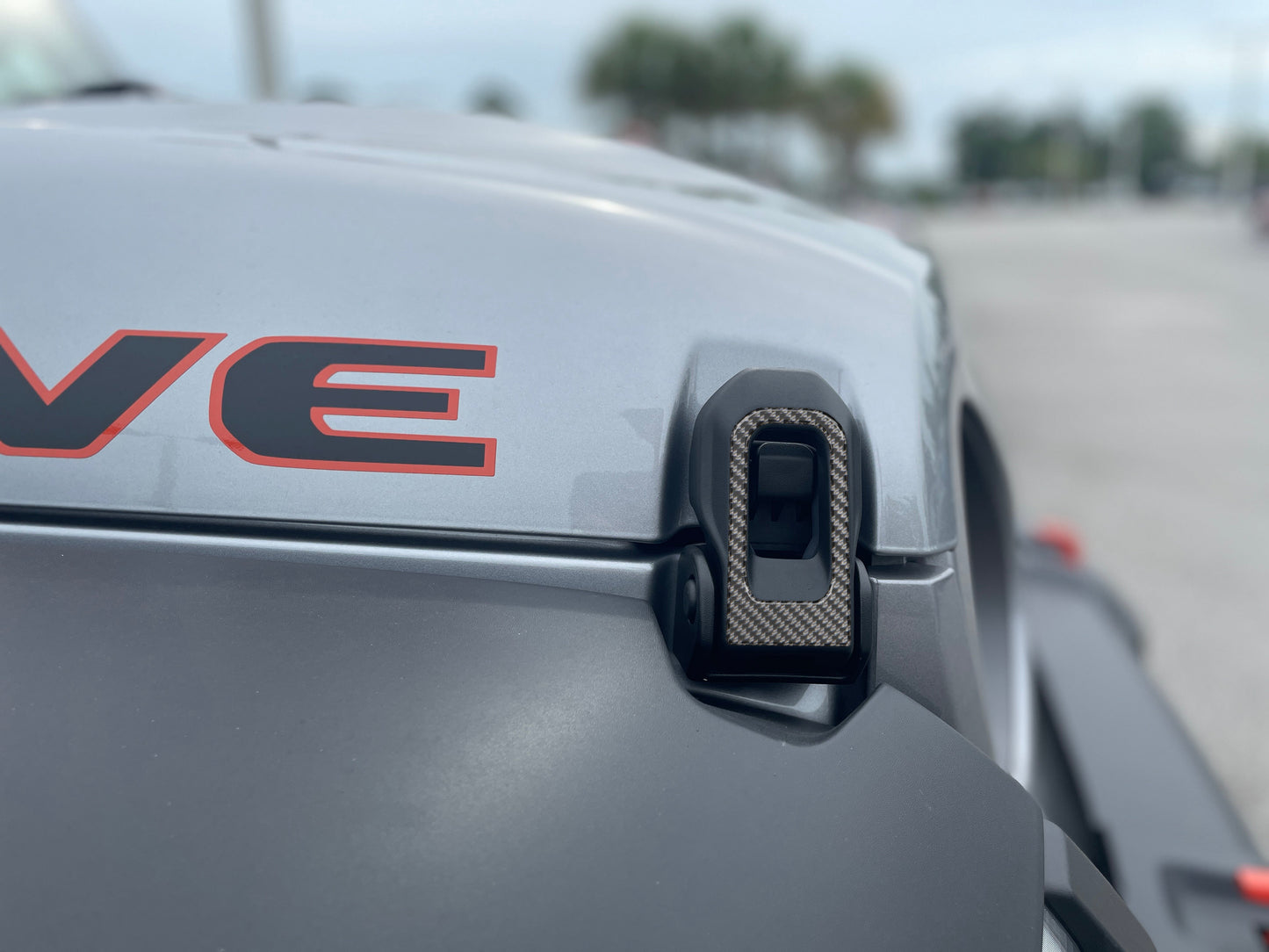 Hood Hinge Accent Overlays Fits 2019-2026 Jeep Gladiator by Tufskinz.com