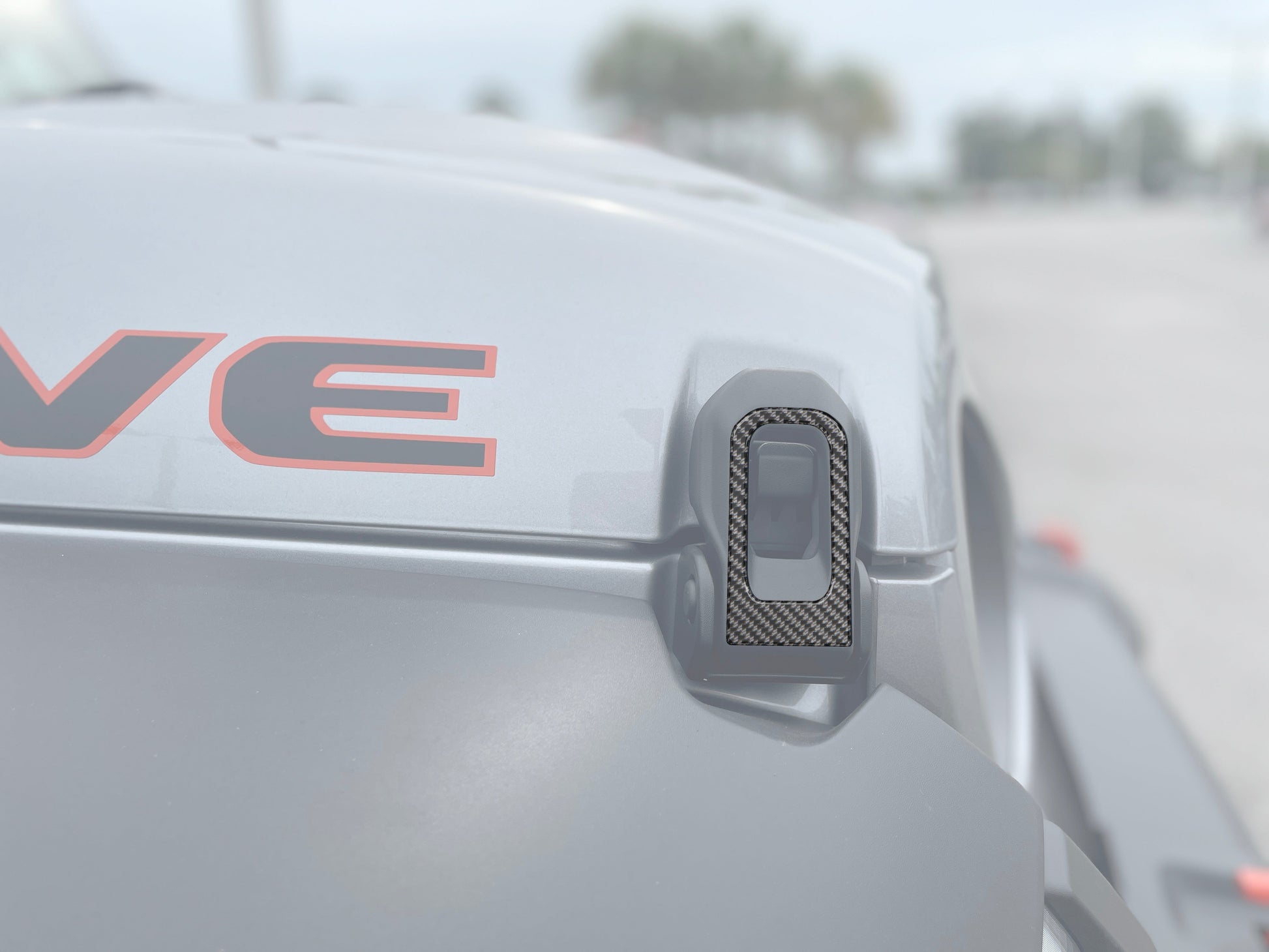 Hood Hinge Accent Overlays Fits 2019-2026 Jeep Gladiator by Tufskinz.com