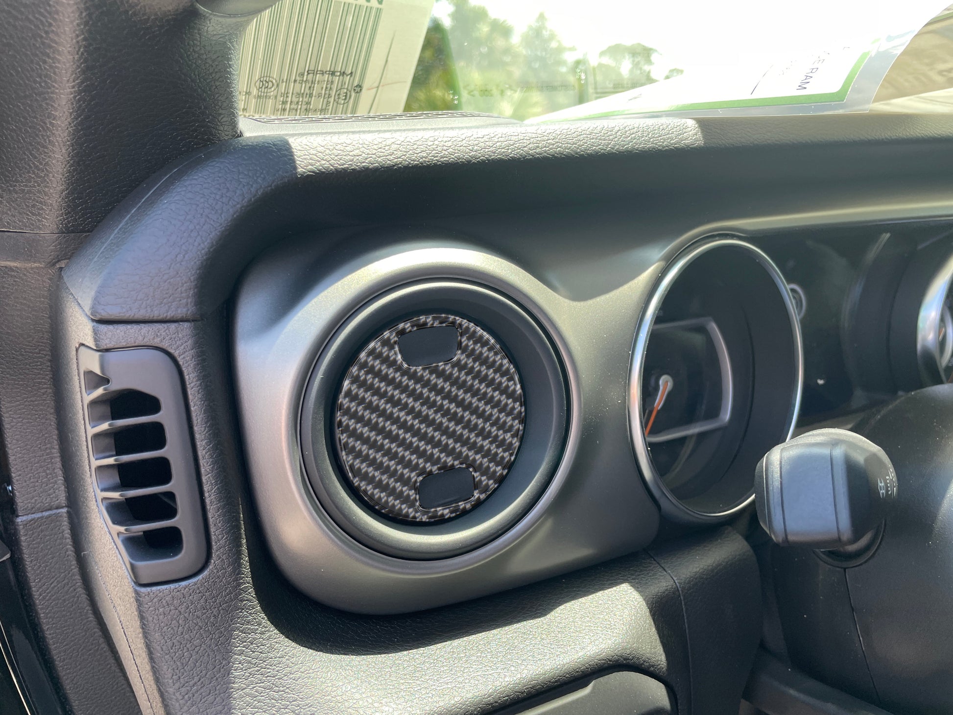 A/C Vent Accent Overlays Fits 2019-2026 Jeep Gladiator by Tufskinz.com