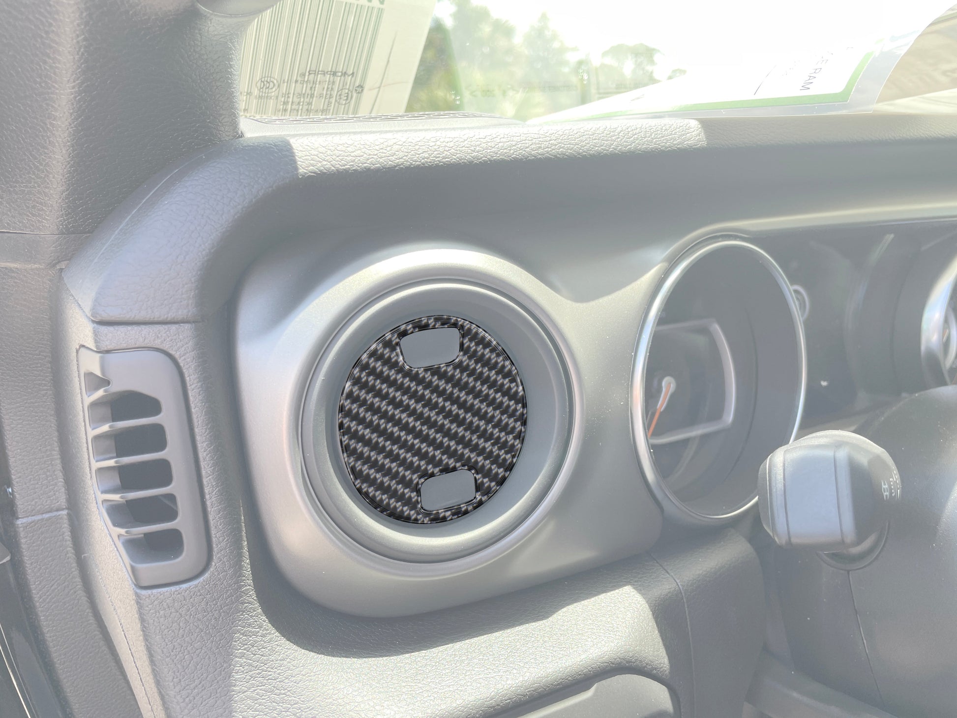A/C Vent Accent Overlays Fits 2019-2026 Jeep Gladiator by Tufskinz.com