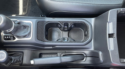 Cup Holder Accent Overlay Fits 2019-2026 Jeep Gladiator by Tufskinz.com