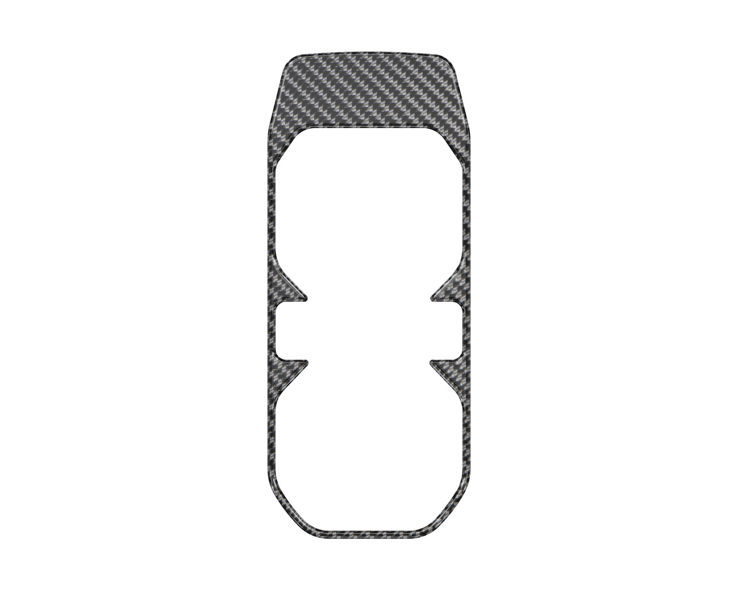 Cup Holder Accent Overlay Fits 2019-2026 Jeep Gladiator by Tufskinz.com