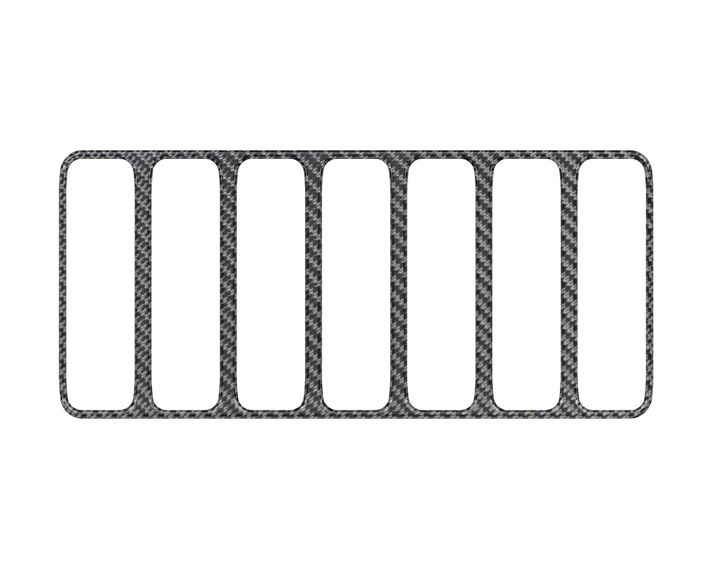 Upper Cowl Center Vent Overlay Fits 2019-2026 Jeep Gladiator by Tufskinz.com