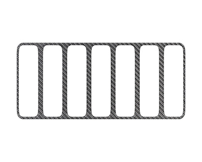 Upper Cowl Center Vent Overlay Fits 2019-2026 Jeep Gladiator by Tufskinz.com