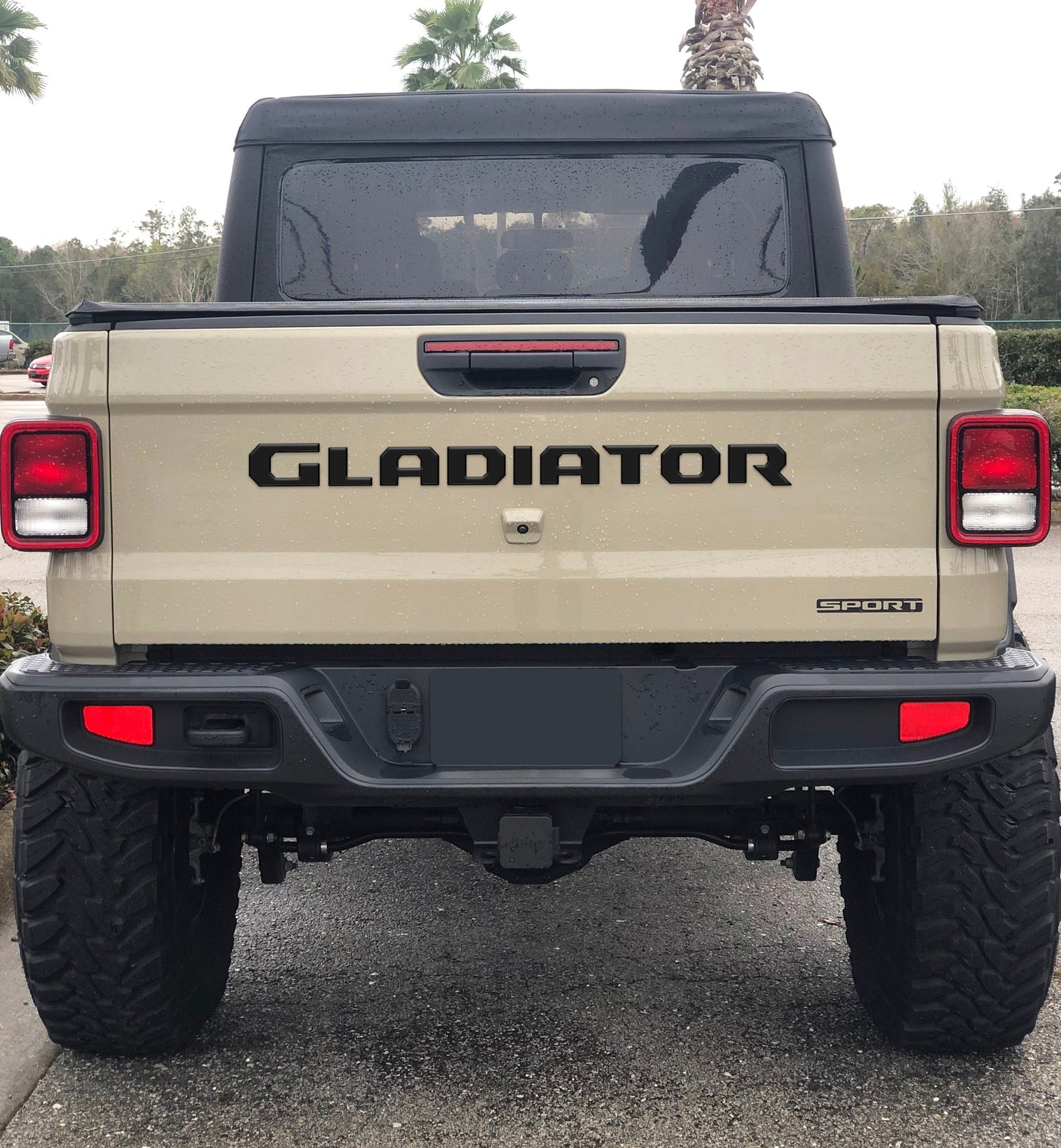 Tailgate Letter Replacement Overlays Fits 2020-2026 Jeep Gladiator by Tufskinz.com
